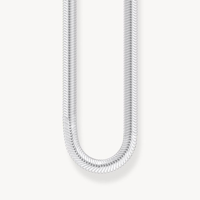 THOMAS SABO Silver Snake Necklace Thickness 