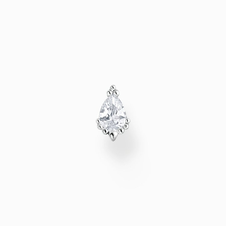 THOMAS SABO Silver Single Ear Stud Ice Crystal