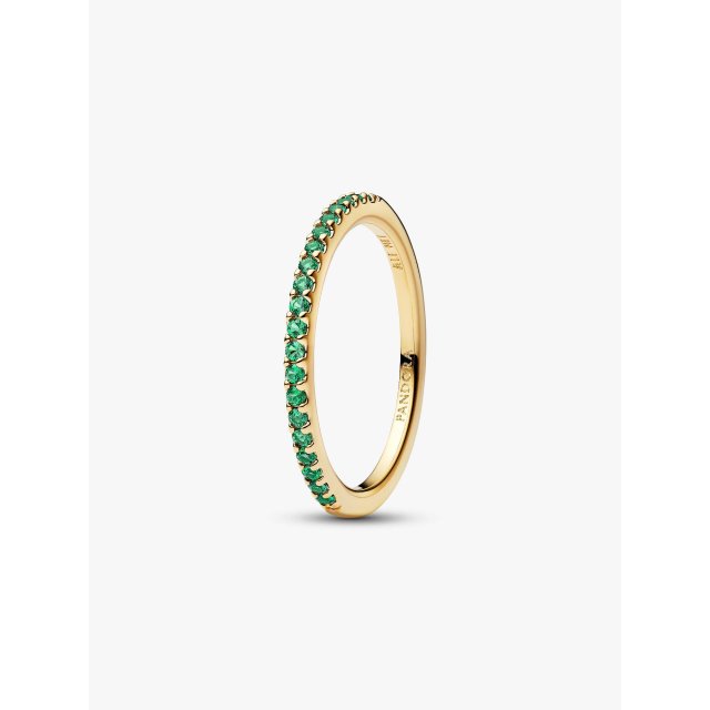 PANDORA TIMELESS Sparkling Green Half-Eternity Band Ring